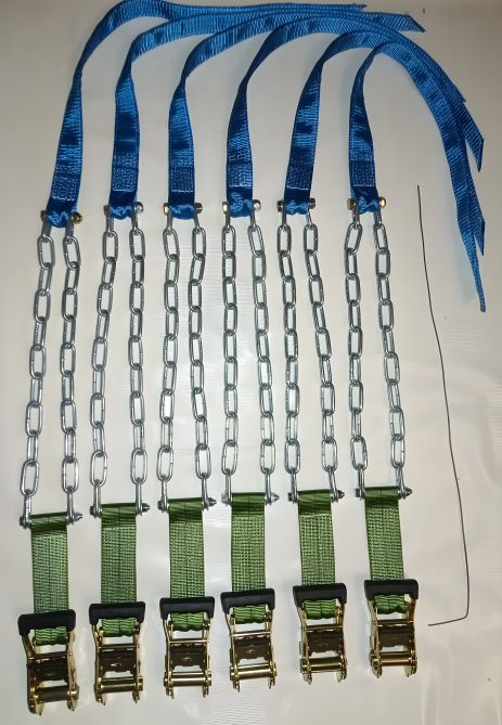 Протиковзні браслети "Пітон" для Газель Рута Богдан Тата (комплект 6 шт.) Протиковзні браслети "Пітон" для Газель Рута Богдан Тата (комплект 6 шт.)