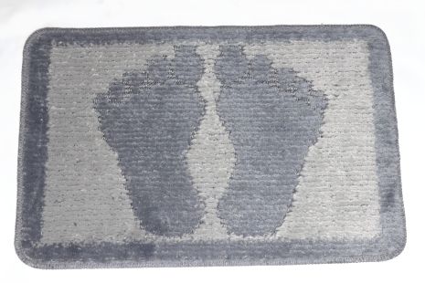 Килимок для ванної/туалету "Ноги" 40*60 см Vonaldi 1725/grey legs