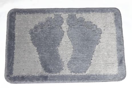 Коврик для ванной/туалета "Ноги" 40*60 см Vonaldi 1725/серые ножки