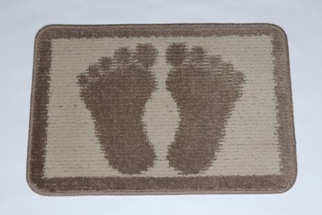 Килимок для ванної/туалету "Ноги" 40*60 см, Vonaldi 1725/капучино