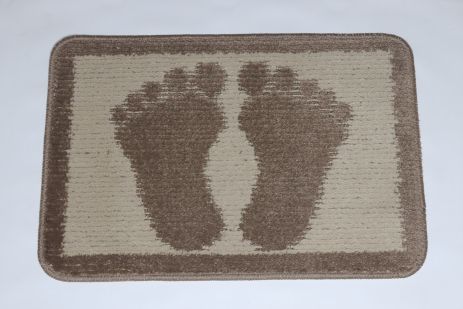 Килимок для ванної/туалету "Ноги" 40*60 см, Vonaldi 1725/капучино Килимок для ванної/туалету "Ноги" 40*60 см, Vonaldi 1725/капучино