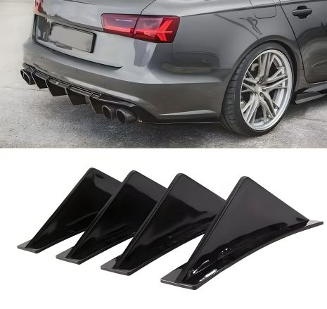 Комплект дифузорів та дефлекторів чорного кольору