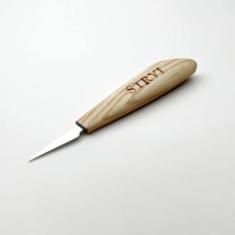 Нож-косяк 15°, 40мм STRYI Profi для резьбы по дереву Нож-косяк 15°, 40мм STRYI Profi для резьбы по дереву