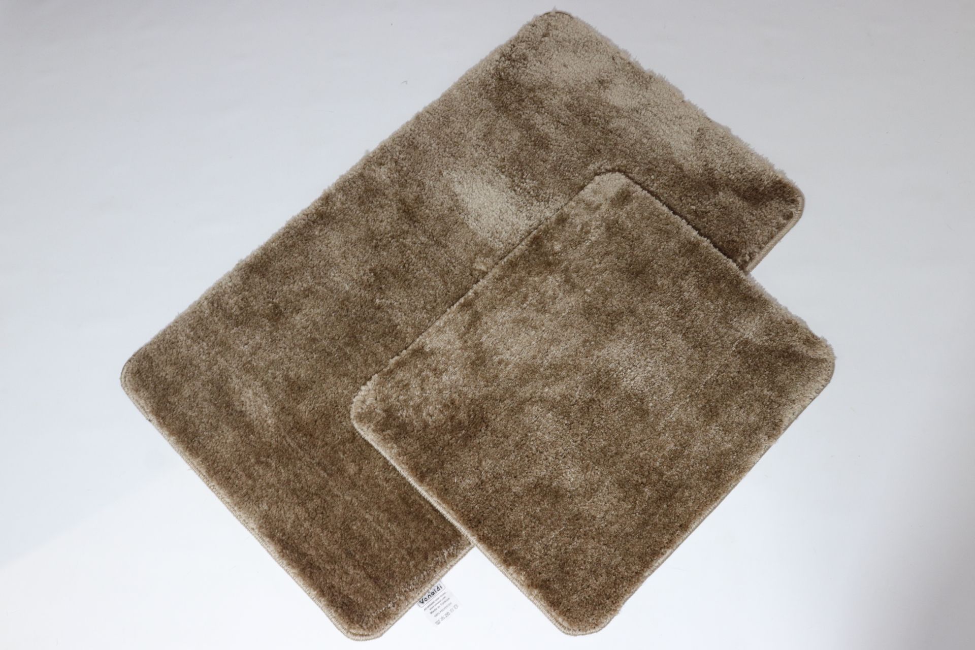 Набір килимків для ванної та туалету Softmicro 60x100 50x60 см 07006 Brown Набір килимків для ванної та туалету Softmicro 60x100 50x60 см 07006 Brown