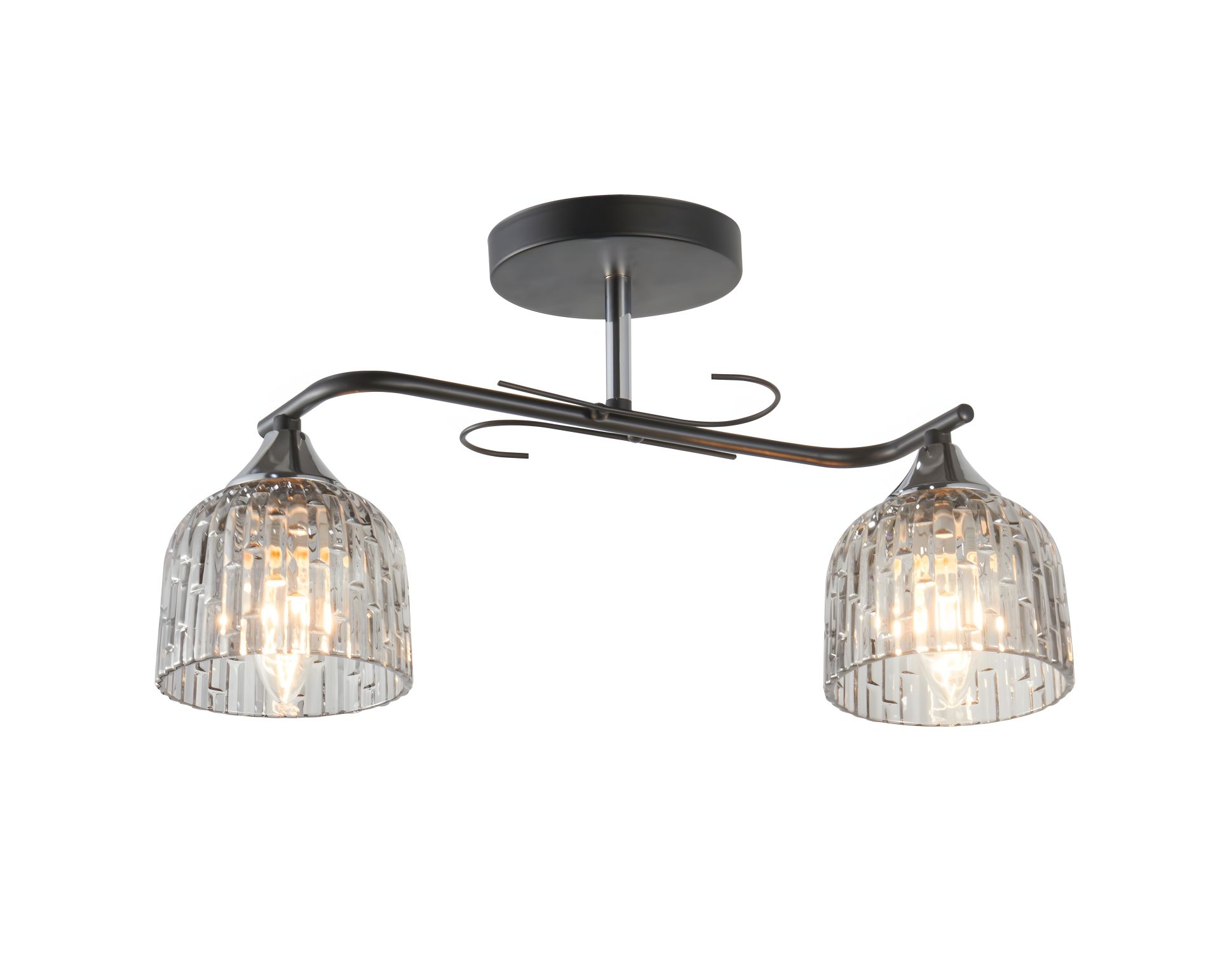 Декоративна люстра IS 6405-2 BK+CR DECO Декоративна люстра IS 6405-2 BK+CR DECO