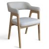 Стілець дерев’яний з підлокітниками Лаго дуб, Тканина 3 кат - від 8 до 10 у.о.