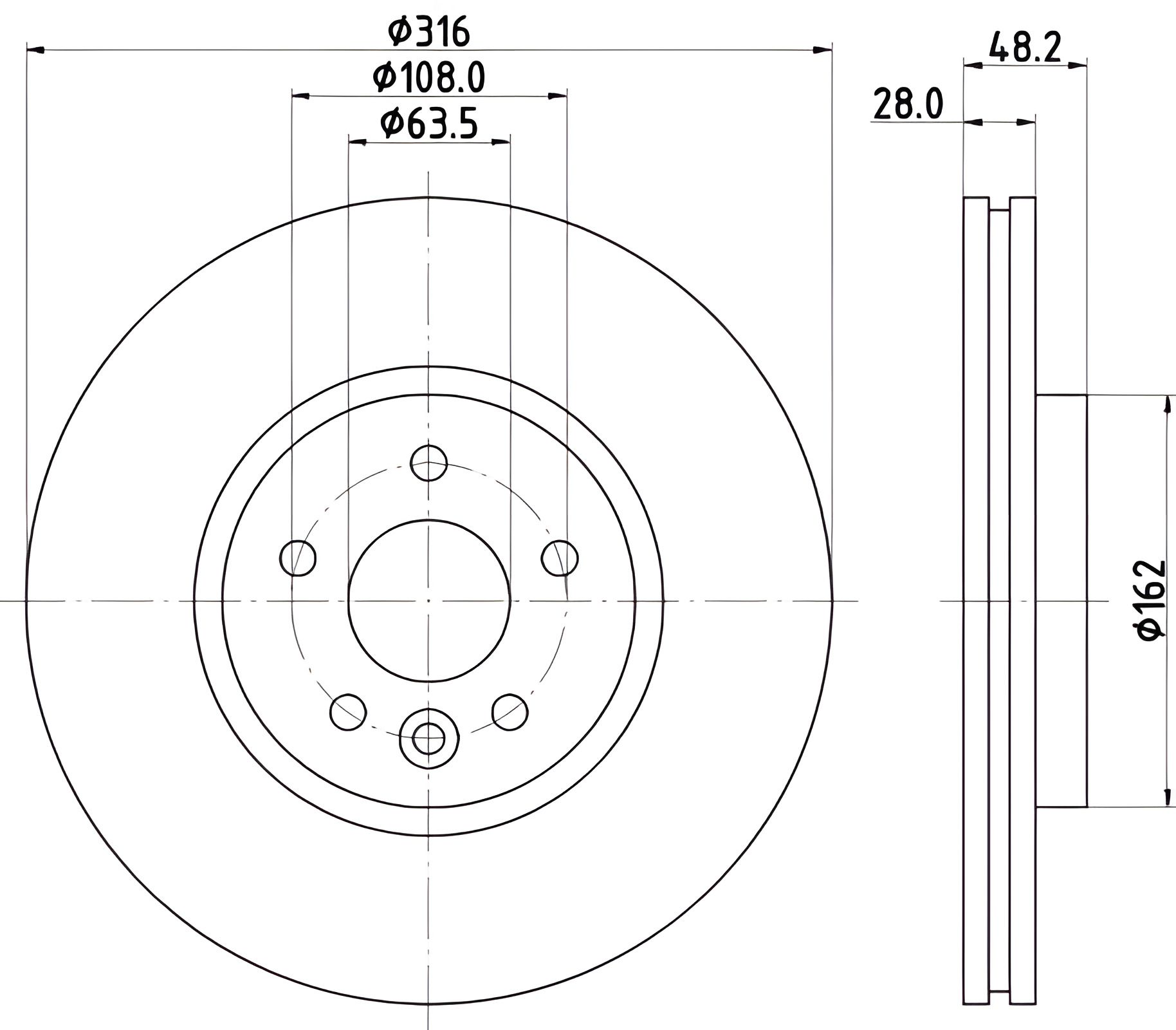 Тормозной диск JAGUAR XE, HELLA PAGID (8DD355131861) Тормозной диск JAGUAR XE, HELLA PAGID (8DD355131861)