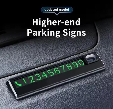 Магнітний номерний знак телефону для автомобіля на торпеду