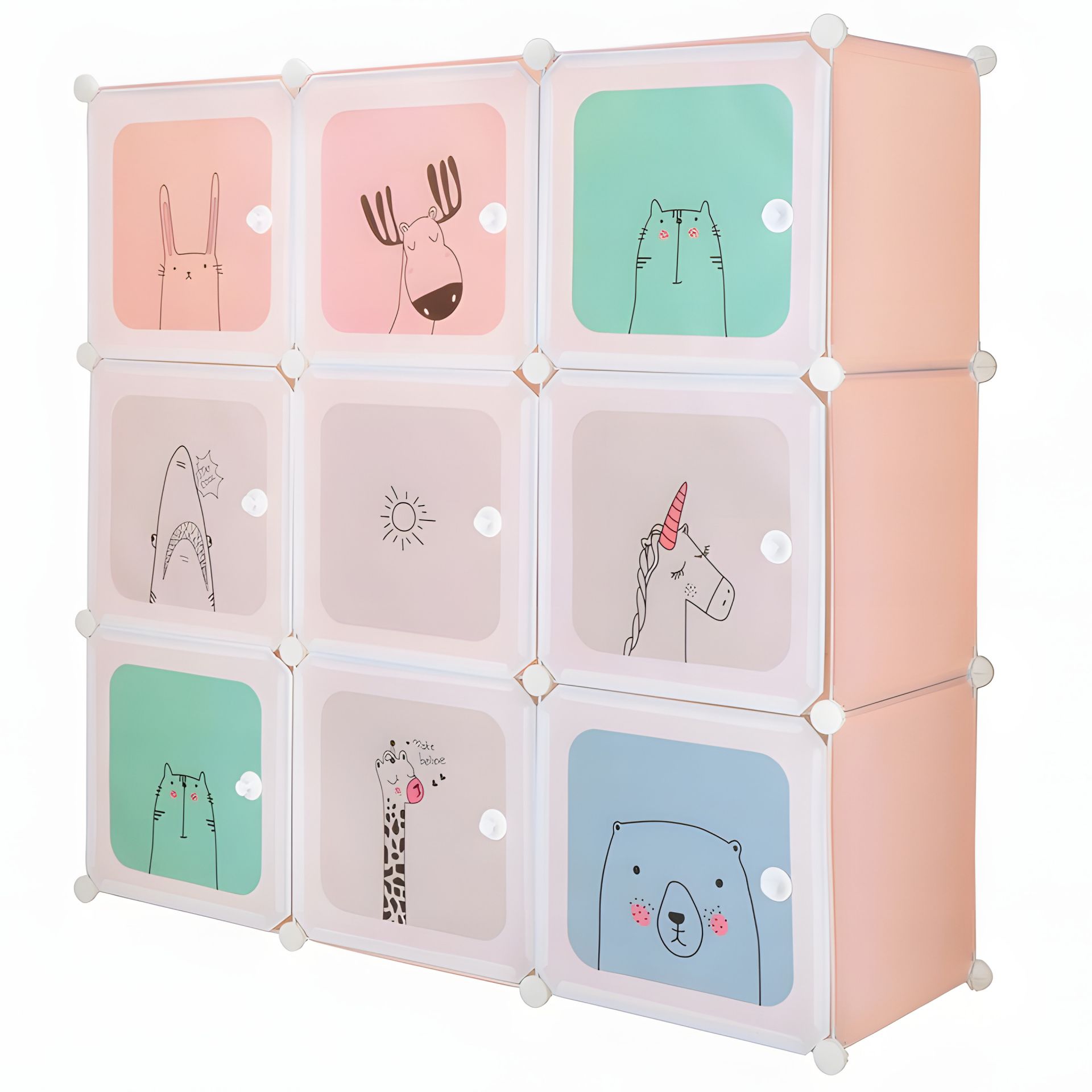 Шафа дитяча модульний органайзер для дитячих іграшок 110x110x37 см Шафа дитяча модульний органайзер для дитячих іграшок 110x110x37 см