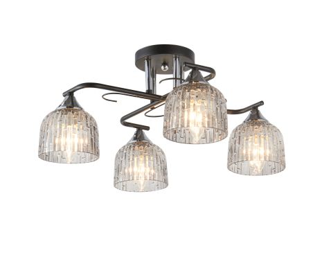 Декоративная люстра V 6405-4 BK+CR Декоративная люстра V 6405-4 BK+CR