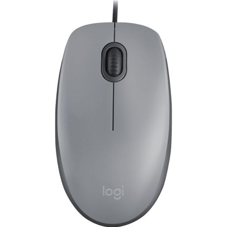 Дротова миша Logitech M110 Silent, 1000DPI, USB, 1.8m, Mid Gray (910-005490, 910-006760) Дротова миша Logitech M110 Silent, 1000DPI, USB, 1.8m, Mid Gray (910-005490, 910-006760)