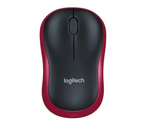 Бездротова миша Logitech M185, 2.4GHz, 1000DPI, 1xAA, Red Бездротова миша Logitech M185, 2.4GHz, 1000DPI, 1xAA, Red
