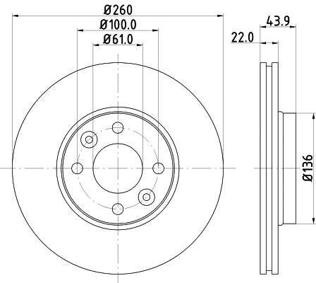 Диск гальмівний LADA LARGUS, NISSAN MICRA, NISSHINBO (ND2030K) Диск гальмівний LADA LARGUS, NISSAN MICRA, NISSHINBO (ND2030K)