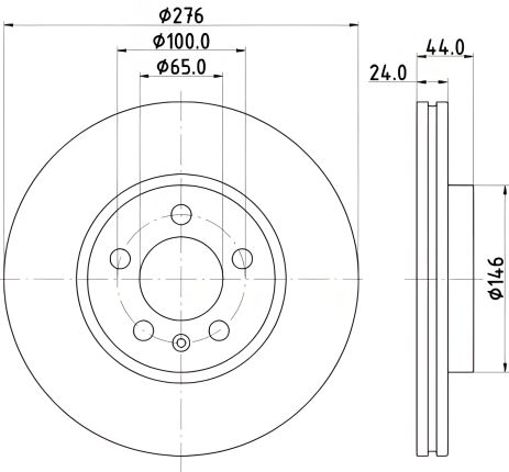 Тормозной диск для SKODA KAMIQ и AUDI A1, HELLA PAGID (8DD355132891) Тормозной диск для SKODA KAMIQ и AUDI A1, HELLA PAGID (8DD355132891)