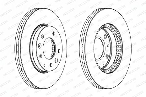 Гальмівний диск для BESTURN (FAW), MAZDA (FAW) від FERODO (DDF1278C) Гальмівний диск для BESTURN (FAW), MAZDA (FAW) від FERODO (DDF1278C)