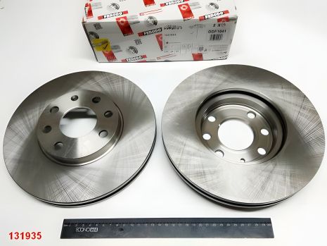 Передний тормозной диск для Astra G, FERODO (DDF1041) 4 болта пара (569059)