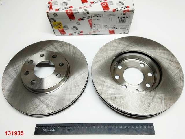 Диск гальмівний Astra G передній, FERODO (DDF1041) 4 болти пари (569059) Диск гальмівний Astra G передній, FERODO (DDF1041) 4 болти пари (569059)