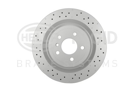 Гальмівний диск для MERCEDES-BENZ GLE, HELLA PAGID (8DD355122551)