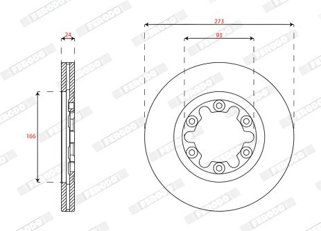 Тормозной диск DDF1921 Тормозной диск DDF1921