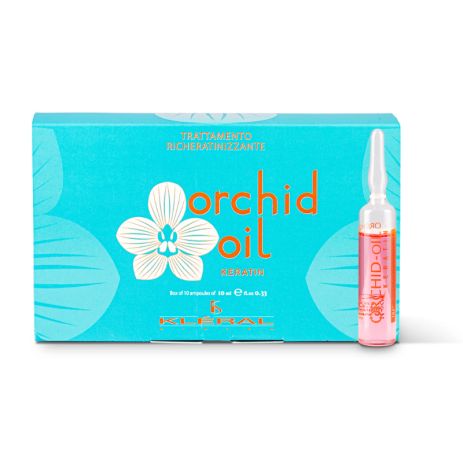 Ампула Kleral System Orchid Oil Keratin Treatment с маслом орхидеи для укрепления и питания волос упаковка 10х10 мл Ампула Kleral System Orchid Oil Keratin Treatment с маслом орхидеи для укрепления и питания волос упаковка 10х10 мл