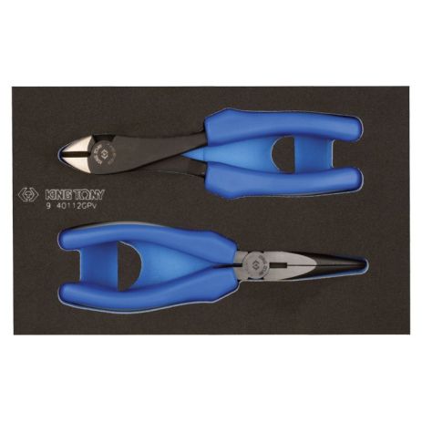 Набор шарнирно-губцевого инструмента 2 предмета (EVA FOAM) KING TONY Набор шарнирно-губцевого инструмента 2 предмета (EVA FOAM) KING TONY