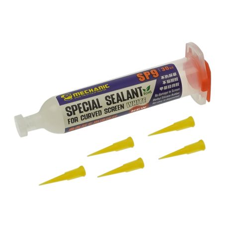 Клей поліуретановий Mechanic SP9, прозорий, 30ml, в шприці, швидковисихаючий Клей поліуретановий Mechanic SP9, прозорий, 30ml, в шприці, швидковисихаючий