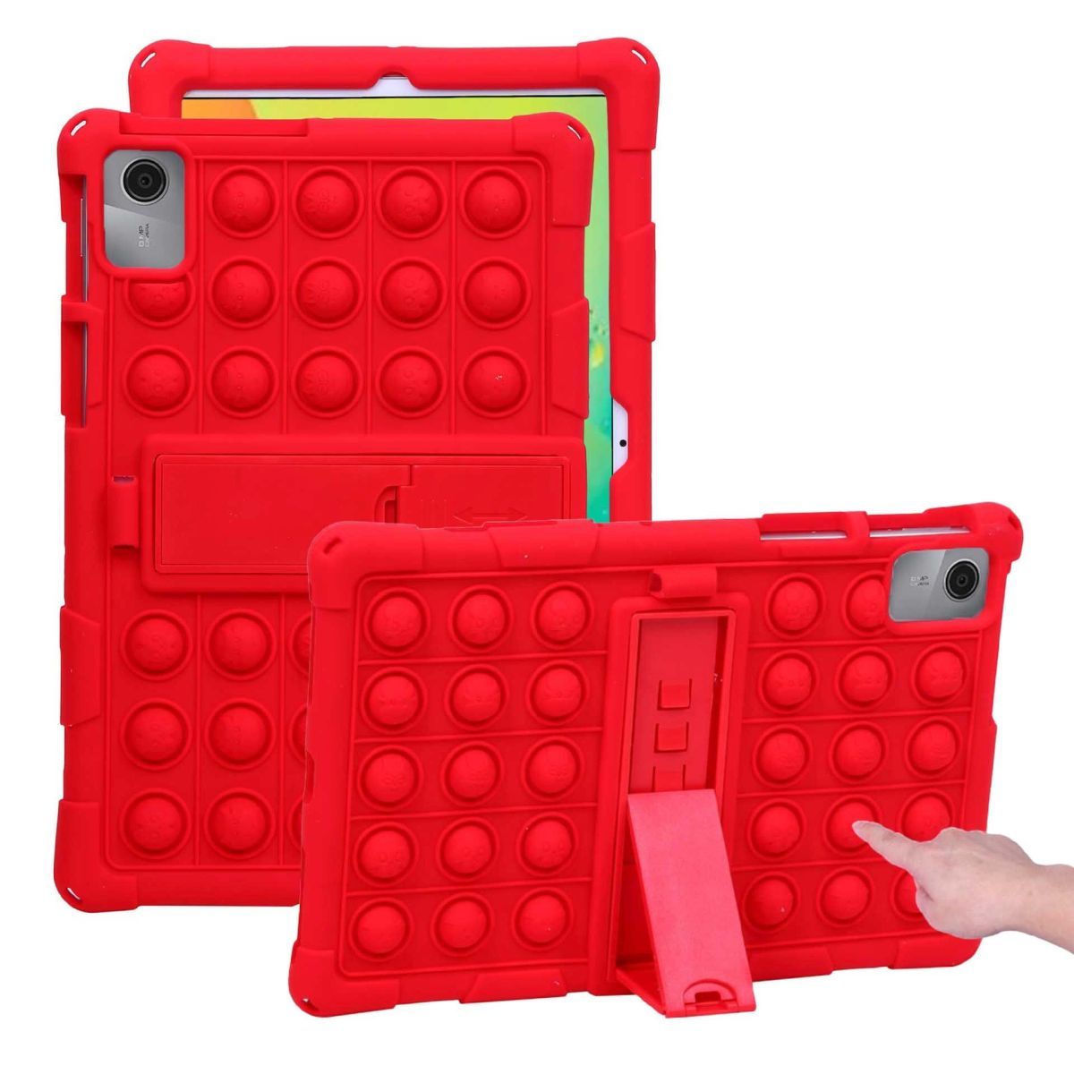 Чохол SoftGel Kids дитячий pop-it Lenovo Idea Tab 11 2025 TB336 Червоний Чохол SoftGel Kids дитячий pop-it Lenovo Idea Tab 11 2025 TB336 Червоний