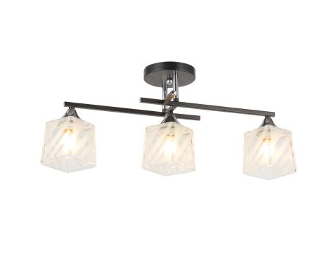 Люстра декоративна V 6307-3 BK+CR