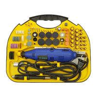 Електрична гравіровальна машинка в кейсі Aida A-063b (набір насадок для гравіювання, шліфування, полірування, 8000-35000 об/хв, 220V, 130W)