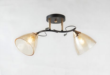 Декоративна люстра IS 6363-2 BK+FG