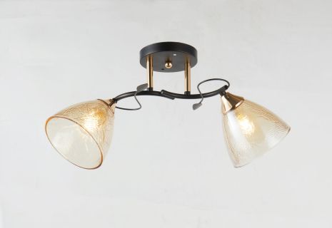 Люстра декоративна V 6363-2 BK+FG