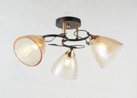 Люстра декоративна V 6363-3 BK+FG