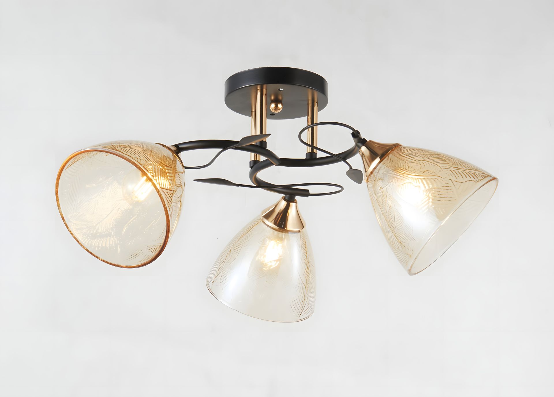 Декоративна люстра IS 6363-3 BK+FG Декоративна люстра IS 6363-3 BK+FG