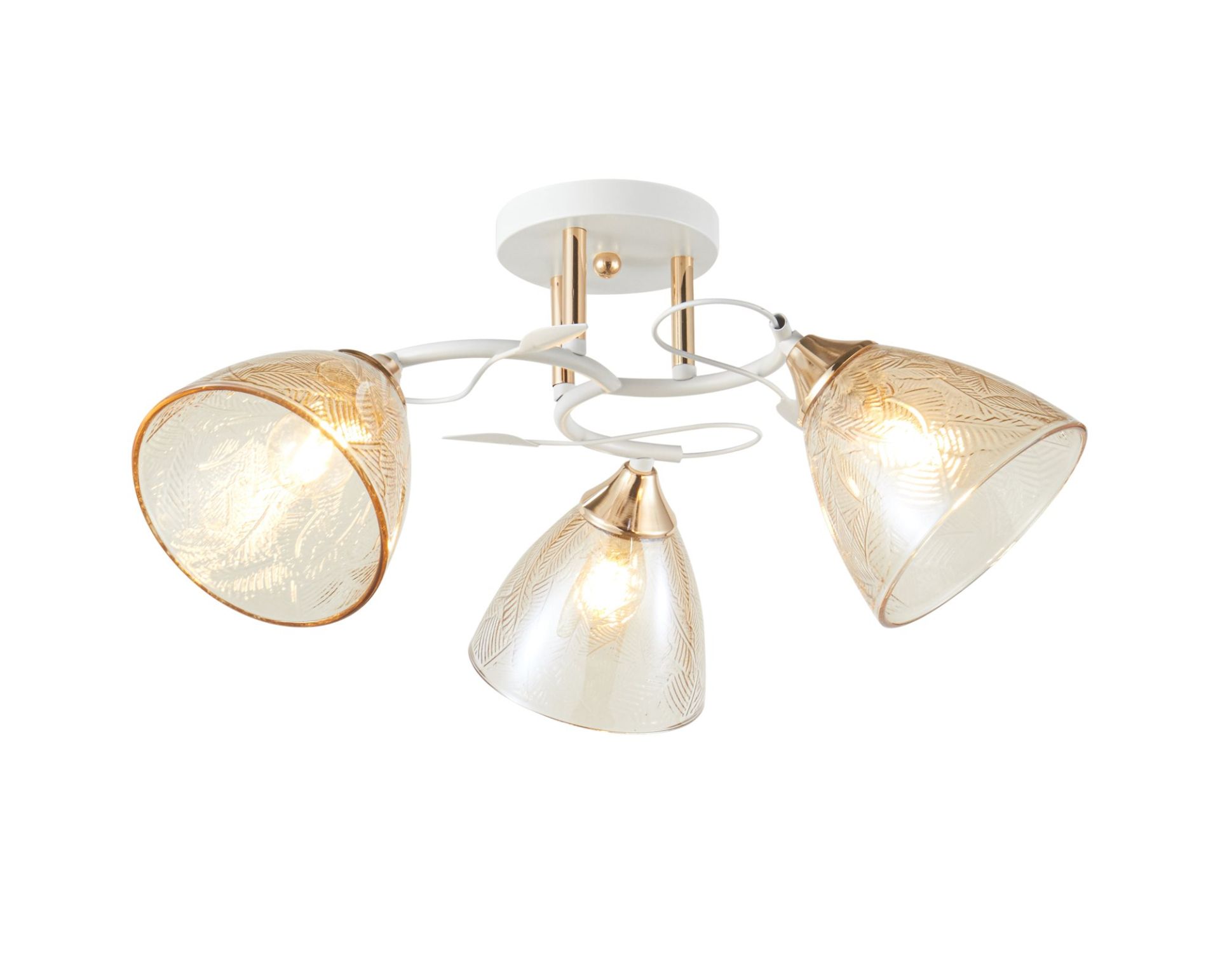 Люстра декоративна V 6364-3 WH+FG Люстра декоративна V 6364-3 WH+FG