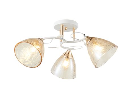 Люстра декоративна V 6364-3 WH+FG