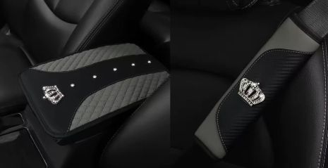 Набор чехлы на автомобильный подлокотник и ремень безопасности Набор чехлы на автомобильный подлокотник и ремень безопасности