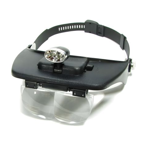 Бинокуляры MG81001-A с LED (линзы 1.2х/1.8х/2.5х/3.5х)