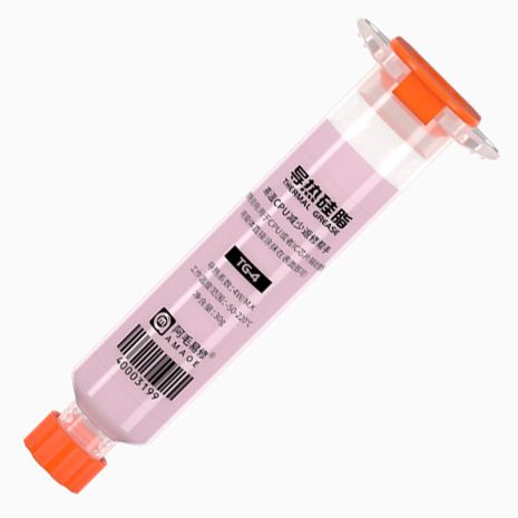 Термопаста Amaoe TG-4 силіконова для смартфонів, мобільної техніки, 4 Вт/м*К, 30g, 10cc, Pink Термопаста Amaoe TG-4 силіконова для смартфонів, мобільної техніки, 4 Вт/м*К, 30g, 10cc, Pink