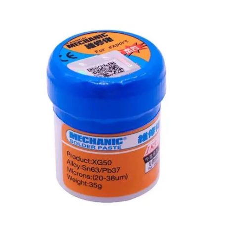 Паяльна паста BGA Mechanic XG-50, 35гр, 183°C