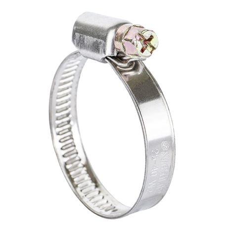 Хомут червячный нержавеющий 9мм D25-40мм 25шт SIGMA 2510081 Хомут червячный нержавеющий 9мм D25-40мм 25шт SIGMA 2510081