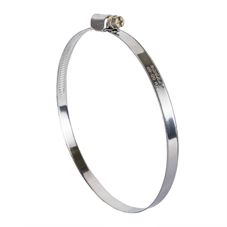 Хомут черв'ячний нержавіючий 9мм D100-120мм 10шт SIGMA 2510181 Хомут черв'ячний нержавіючий 9мм D100-120мм 10шт SIGMA 2510181