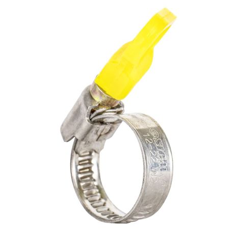 Хомут черв'ячний нержавіючий з метеликом 9мм D12-22мм 25шт SIGMA 2512031