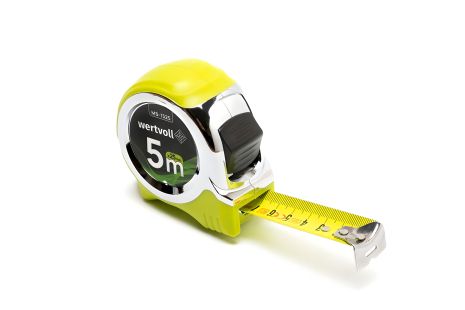 Рулетка 5 м×25 мм MASTERTOOL MS-1525 з нейлоновим та TPR покриттям