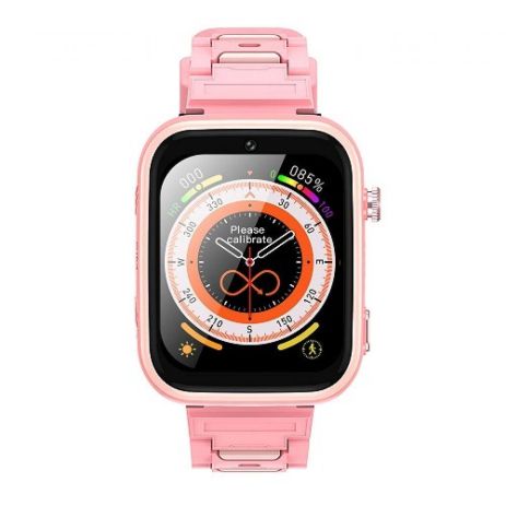 Дитячі смарт-годинники XO H130 4G GPS Колір Рожевий