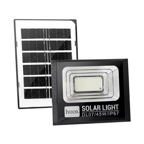 Уличный Светильник Hoco DL07 Plus 45W 5000mAh Цвет Черный Уличный Светильник Hoco DL07 Plus 45W 5000mAh Цвет Черный