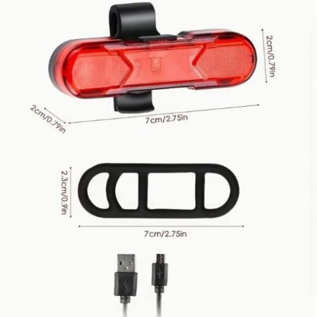 Задній Ліхтар для велосипеда AS1010 Led (М'ята упаковка) Задній Ліхтар для велосипеда AS1010 Led (М'ята упаковка)