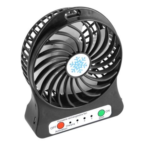 Вентилятор Портативный DAC-V1 Mini fan Цвет Черный