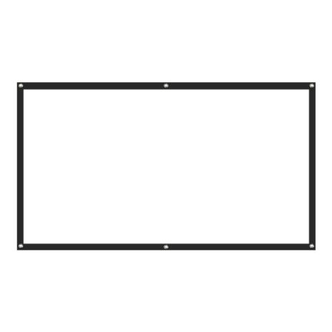 Екран для проєктора 84" 16:9 Колір Білий