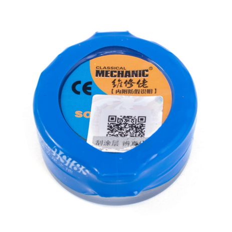 Паяльная паста BGA Mechanic XGSP30 / Sn 63%, Pb 37% / 183°C / 20 г Паяльная паста BGA Mechanic XGSP30 / Sn 63%, Pb 37% / 183°C / 20 г