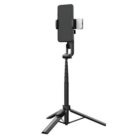 Штатив-трипод Adyss A8S з інтегрованим стабілізатором і пультом, 1.2 метра, чорний